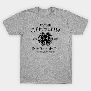 House Cthulhu (Black) T-Shirt